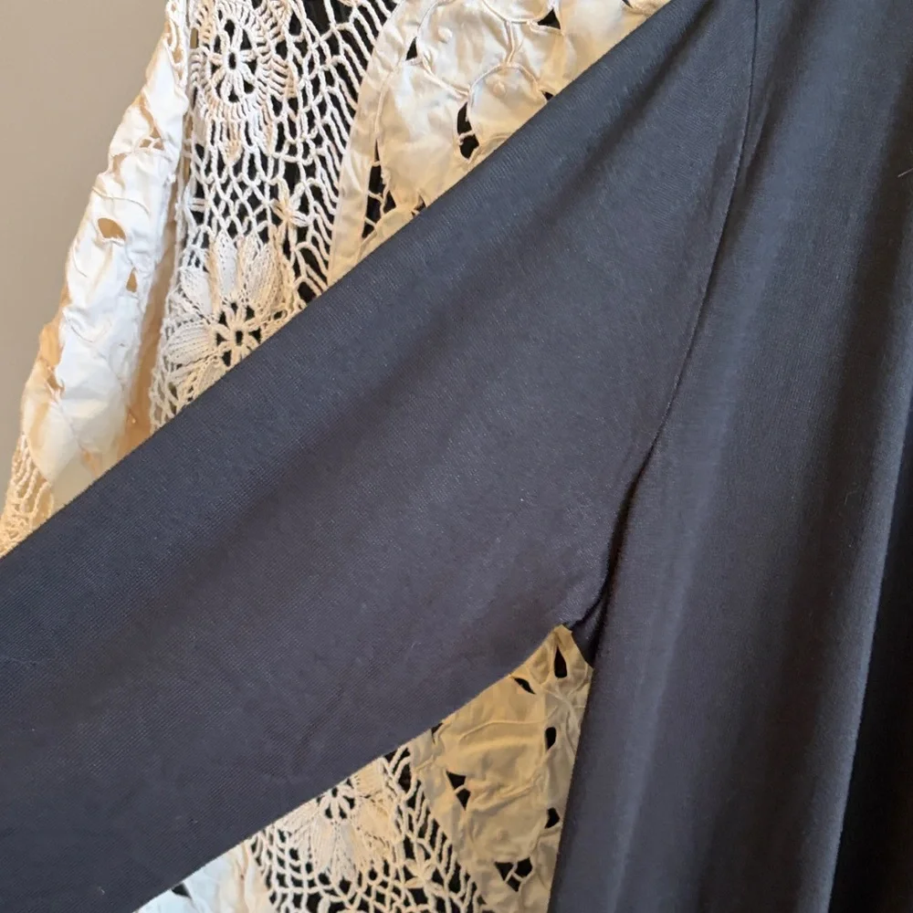 32 Degrees Long Black Women's Cardigan NWOT Size L/XL - Picture 5 of 7